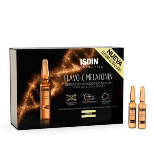 Isdin Flavo-C Melatonin Ampoules 10 Pieces