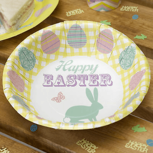 Happy Easter - Paper Bowls - 8 Pack