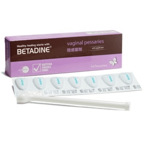 Betadine Vaginal Pessaries 14 Pieces