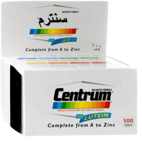 Centrum With Lutein 100's