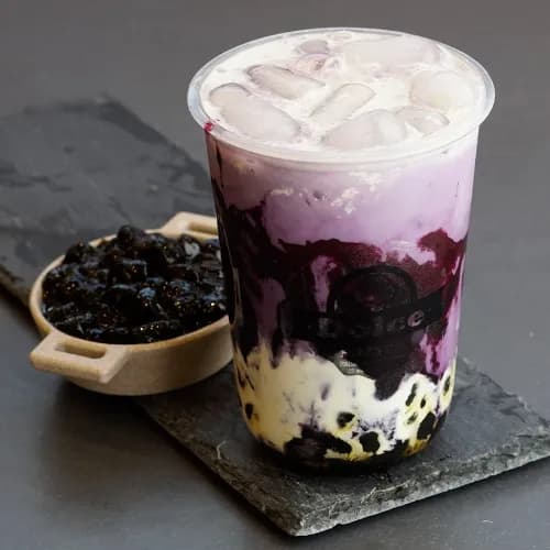 Taro bubble milk tea