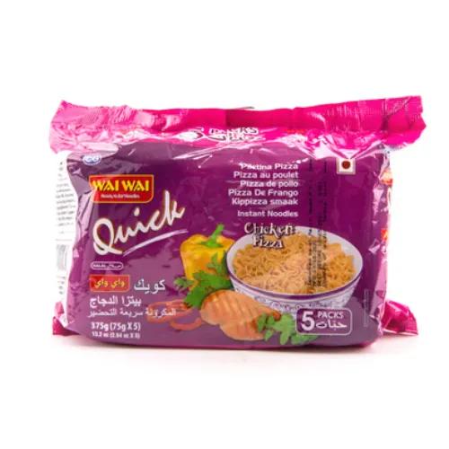 Wai Wai Chicken Pizza Flavor noodle 5x 70G