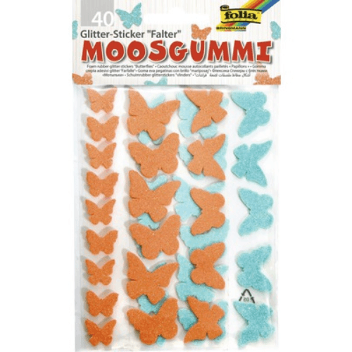 Folia Foam Craft Glitter Sticker Butterflies