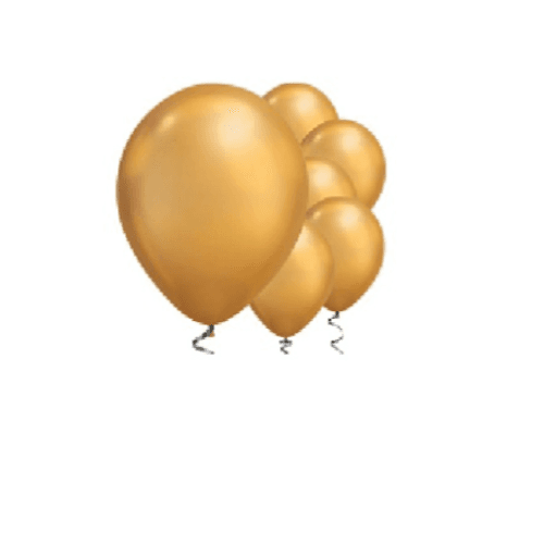 Gold Chrome Balloons
