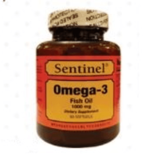 Sentinel Omega 3 1000 Mg 60 Softgels