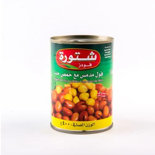 Chtoura Foods Fava Beans With Chickpeas 400G