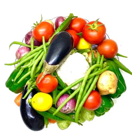 Plastic bowl Assorted vegetables, 5,5 kg - ve055