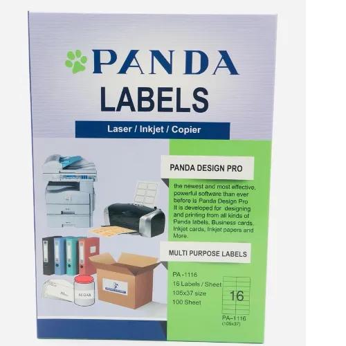 Panda Label Sticker A4 |16 Pa-1116