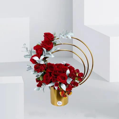 Golden Ring And Blooms Red 2027