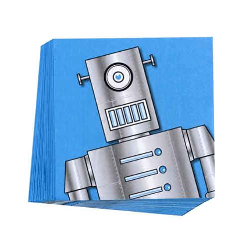 Robot Heroes  Napkin - 20pcs