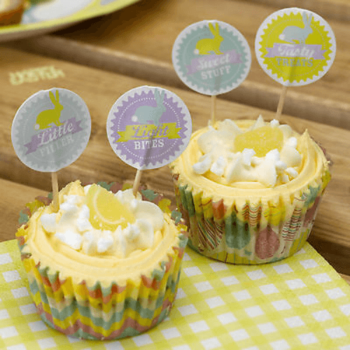 Happy Easter - Cupcake Picks - 20 pcs