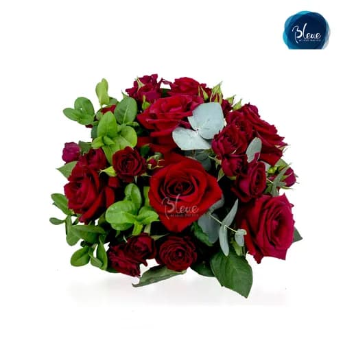 Red Round Centerpiece - 5002