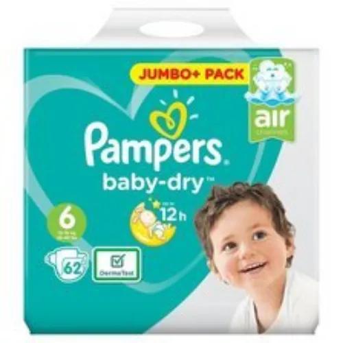 Pampers Baby Dry Size 6 62Pcs