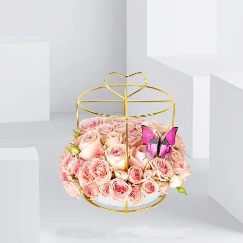 Love Gift Cage Round Pink 2018