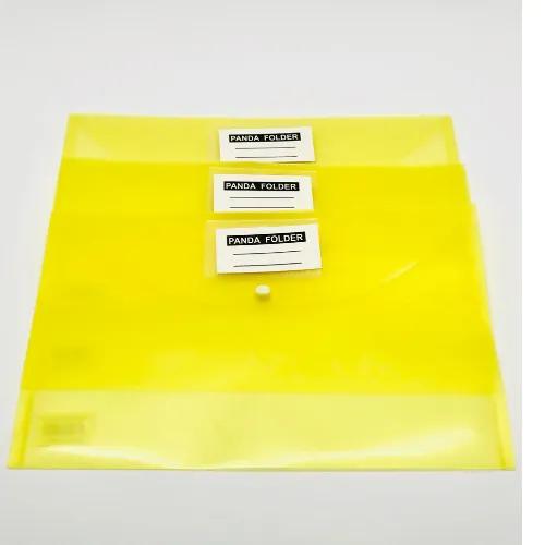 Panda Clear Bag Scb-210G F/S Yellow