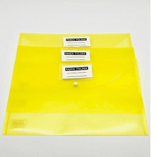 Panda Clear Bag Scb-210G F/S Yellow