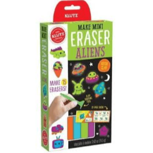 321487 Make Mini Eraser Aliens (Novelty Book / Other) Created By Klutz