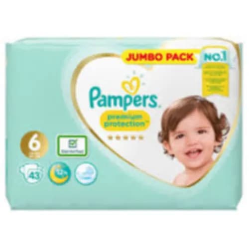 Pampers Premium Prot. Size 6 19Pcs