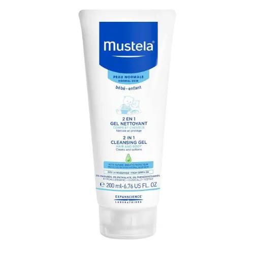 Mustela 2 In 1 Hair And Body Cleansing Gel 200Ml