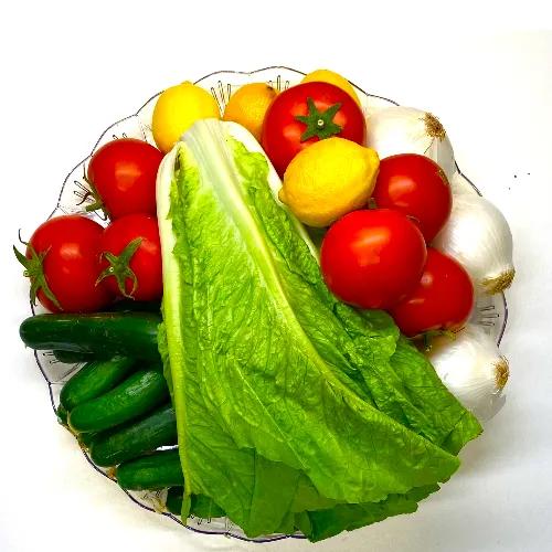 Plastic bowl Assorted vegetables, 5 kg - ve05