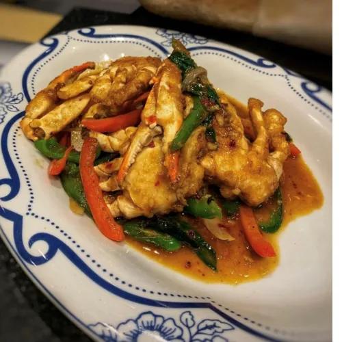 Stir fried Chili Crab (3pcs)