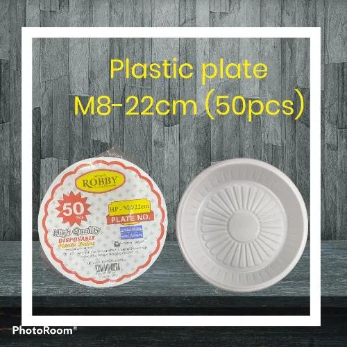 Plastic Plate Rd M8 (50Pcs)