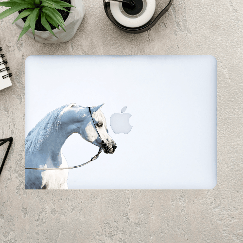 Laptop Sticker - White Horse