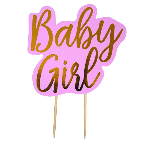 Pattern Works - Cake Topper Baby Girl