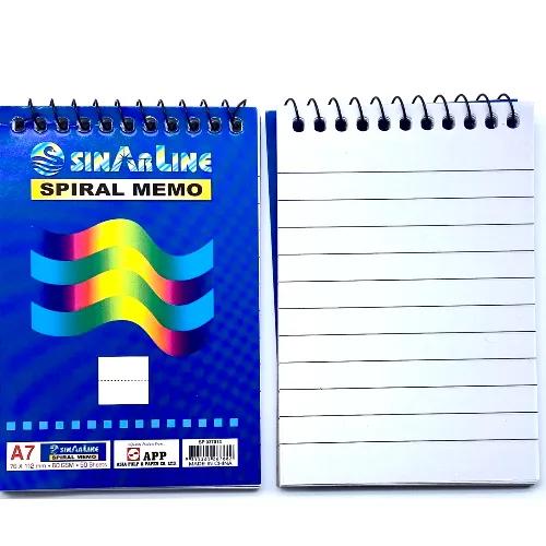 Small notebook from sinarline A7 50 sheets - 4678