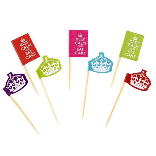 Keep Calm Cupcake Picks