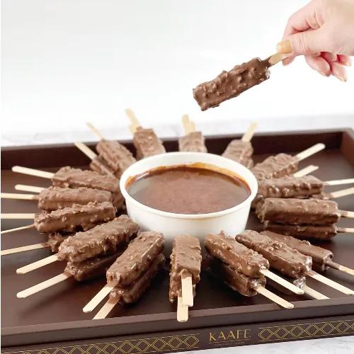 Crispy Wafer With Nutella Sauce (Dipping)