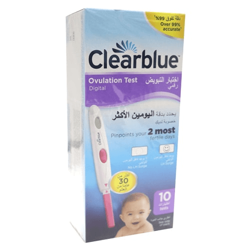 اختبار الإباضة Clearblue Digital 10 اختبارات