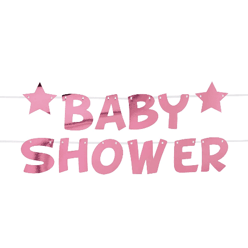 Little Star Pink - Baby Shower Bunting