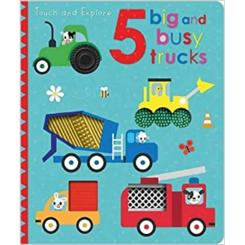 476101 Touch and Explore 5 Big and Busy Trucks (Hardback)