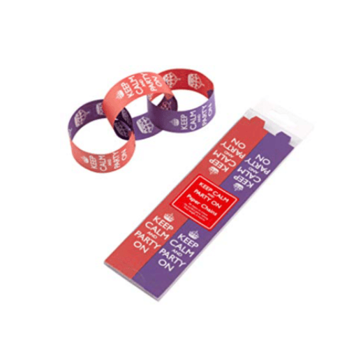 Keep Calm - Paper Chains - Red/Purple