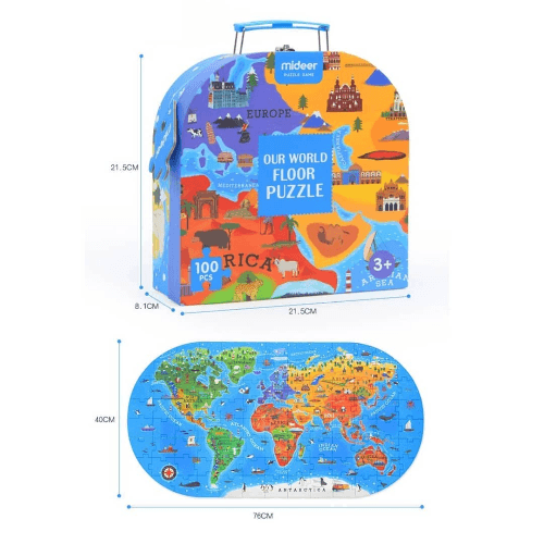 Gift Box Puzzle- Our World