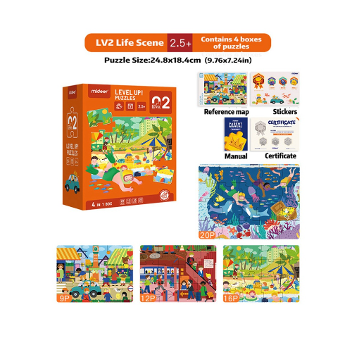 Level Up! Puzzles - Level 2(Life Scene)