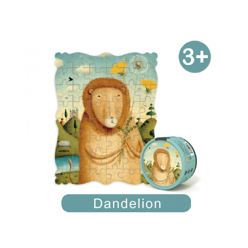 Portraits Puzzle - Lion with Dandelion