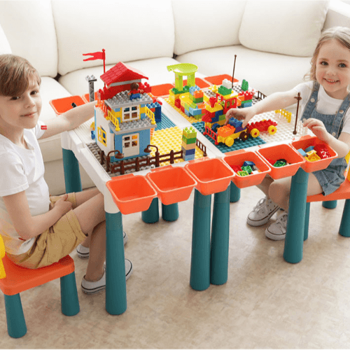 Building Block With Table And Chair