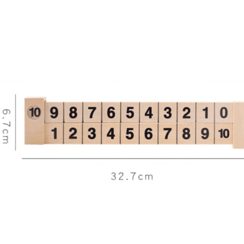 Wooden Arithmetic Artifact