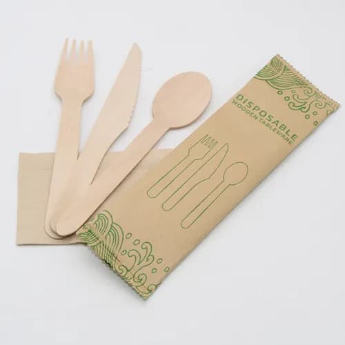 Wooden Cutlery Set (50 Pieces Packet)