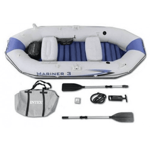 Intex 68373 Inflatable Mariner 3 Pro Boat Set