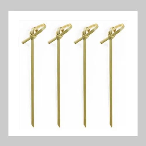 Bamboo Skewer Knot 9cm (100 Pieces Packet)