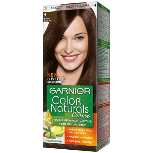 Garnier Color Naturals 4 Brown Hair Color 1 Packet