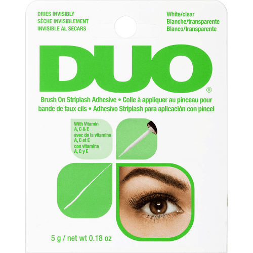 Kryolan-Duo Brush On Striplash Adhesive - White-5G