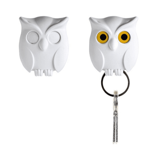 Owl For Keychain-White