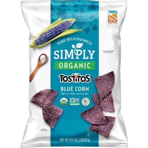 Tostitos Natural Chips Blue Corn 9 Oz.