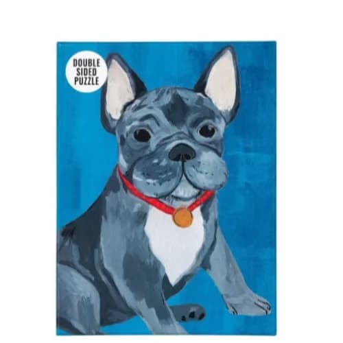 Double Sided French Bulldog Jigsaw Puzzle