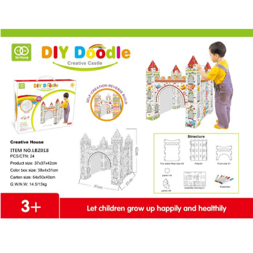 Diy Doodle Creative Castle