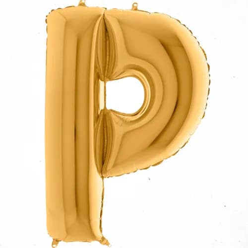 (N) Foil P Letter/Gold